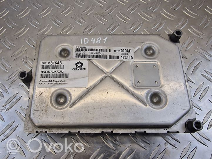 Jeep Grand Cherokee Moottorin ohjainlaite/moduuli P05150816AB