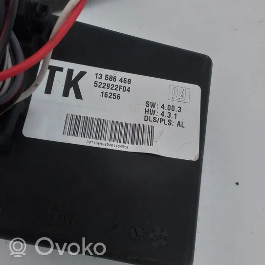 Opel Zafira C Tow bar trailer control unit/module 13586468