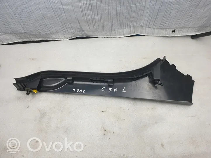 Volvo C30 Copertura del rivestimento del sottoporta posteriore 30740077