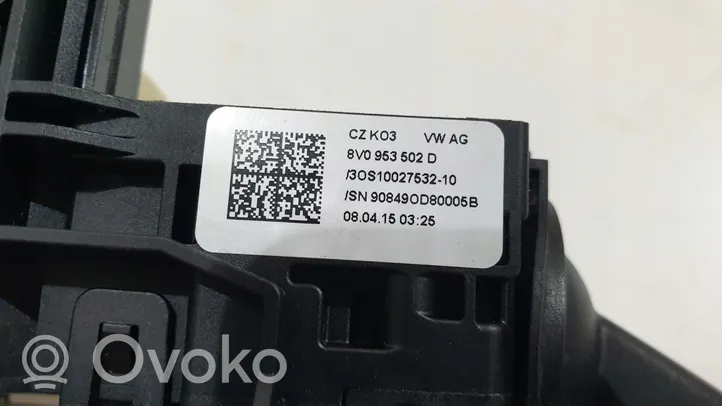 Audi A3 S3 8V Leva/interruttore dell’indicatore di direzione e tergicristallo 8V0953521BP