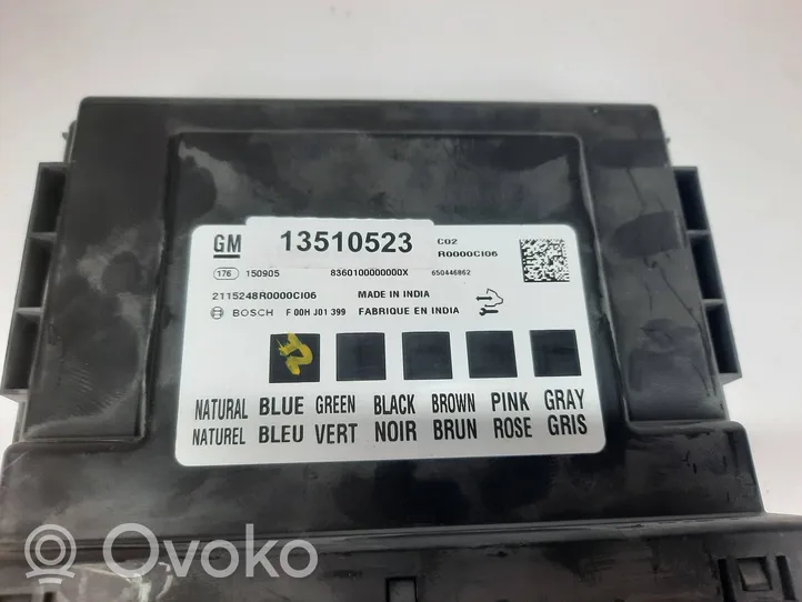 Opel Astra K Kit calculateur ECU et verrouillage 13510523