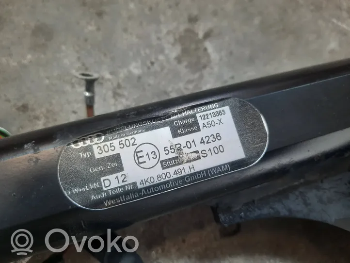 Audi A6 S6 C8 4K Vetokoukkusarja 4K0800491H