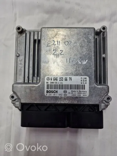 Mercedes-Benz E W211 Sterownik / Moduł ECU A6461536679