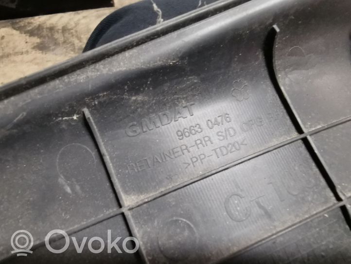 Opel Antara Side skirt rear trim 96630476