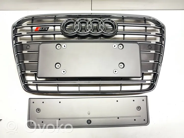 Audi A5 8T 8F Maskownica / Grill / Atrapa górna chłodnicy 8T0853651N