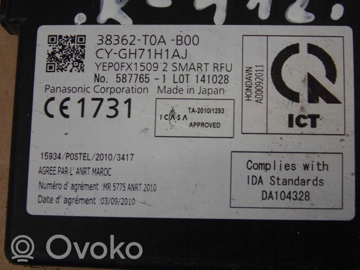 Honda CR-V Inne komputery / moduły / sterowniki 38362T0AB00