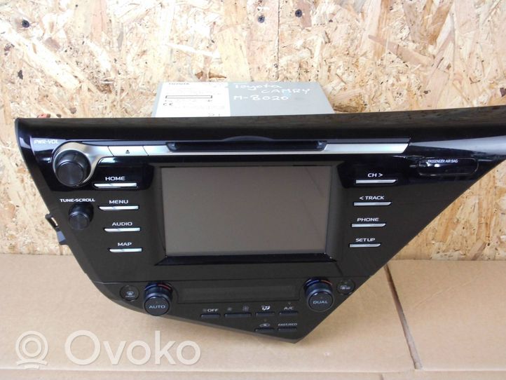 Toyota Camry VIII XV70  Radio/CD/DVD/GPS-pääyksikkö 8614033C80