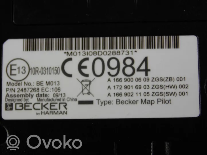 Mercedes-Benz ML W166 Navigacijos (GPS) valdymo blokas A1669000609