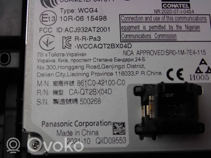 Toyota RAV 4 (XA50) Module de charge sans fil 861C042100C0