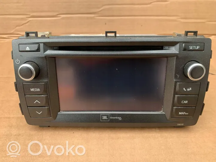 Toyota Auris E180 Unité principale radio / CD / DVD / GPS 59019