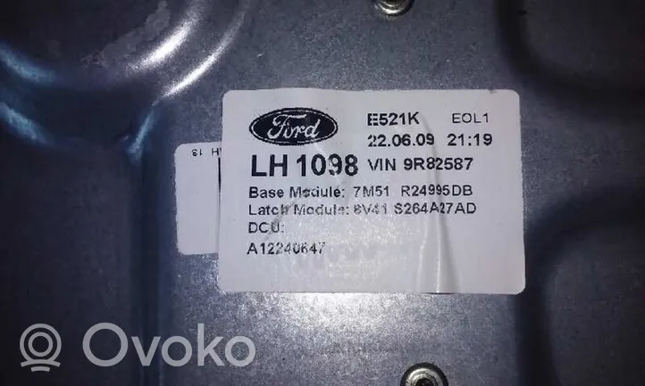 Ford Kuga I Takaikkunan nostomekanismi ilman moottoria 7M51R24995DB