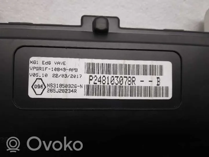 Renault Kangoo II Compteur de vitesse tableau de bord P248103078R