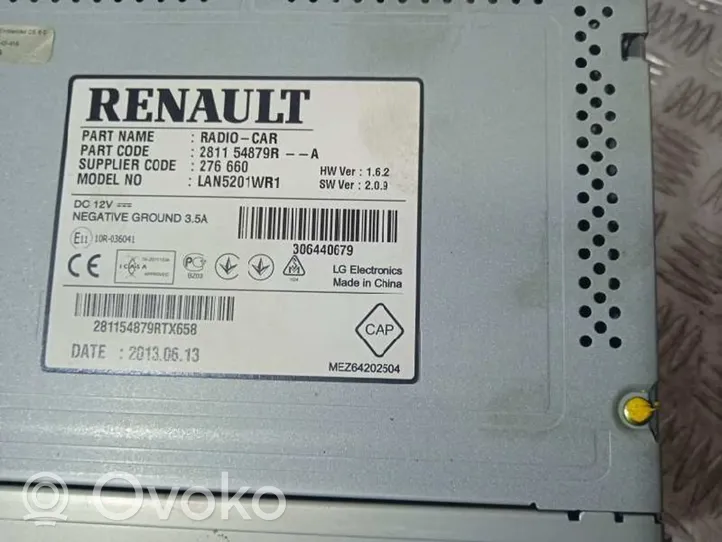 Renault Captur Panel / Radioodtwarzacz CD/DVD/GPS 281154879R
