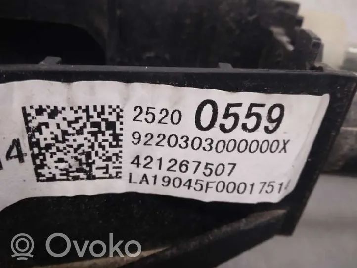 Opel Mokka X Levier de changement de vitesse 25200559