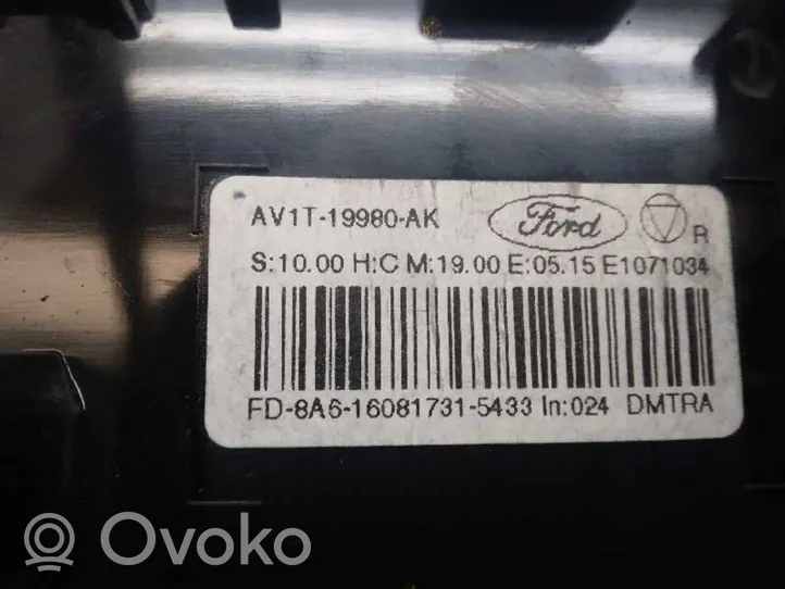 Ford Transit Custom Air conditioner control unit module AV1T19980AK