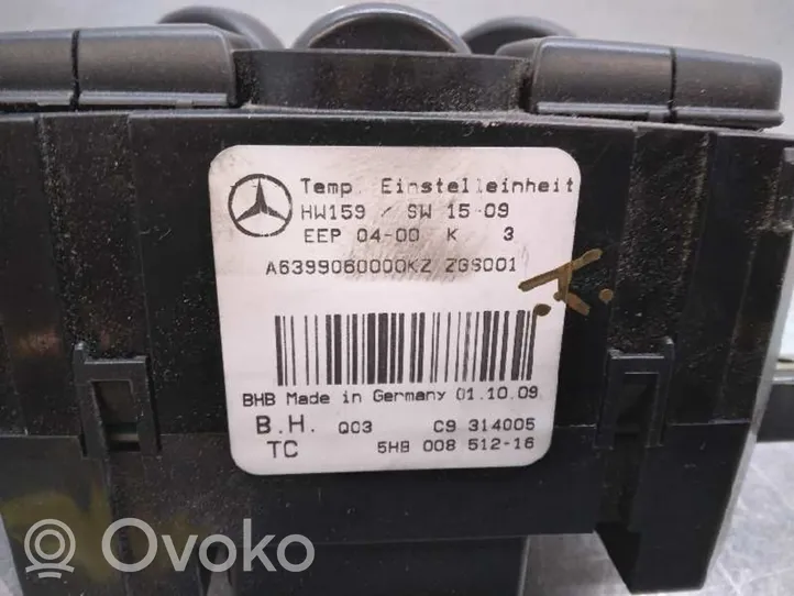 Mercedes-Benz Vito Viano W639 Ilmastoinnin ohjainlaite/moduuli 74132702