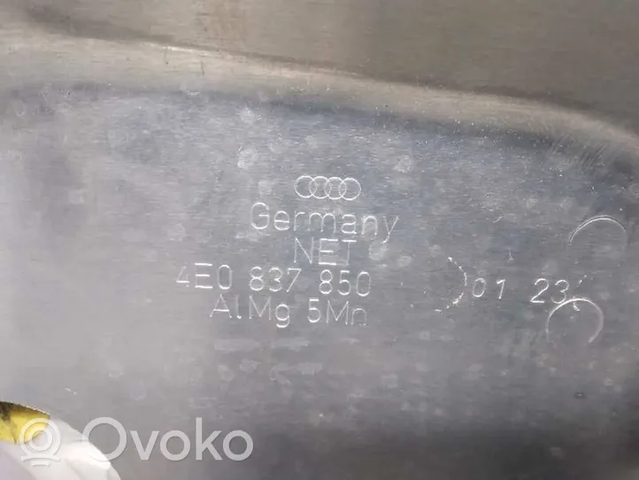 Audi A8 S8 D3 4E Lève-vitre électrique de porte avant 4E0837850