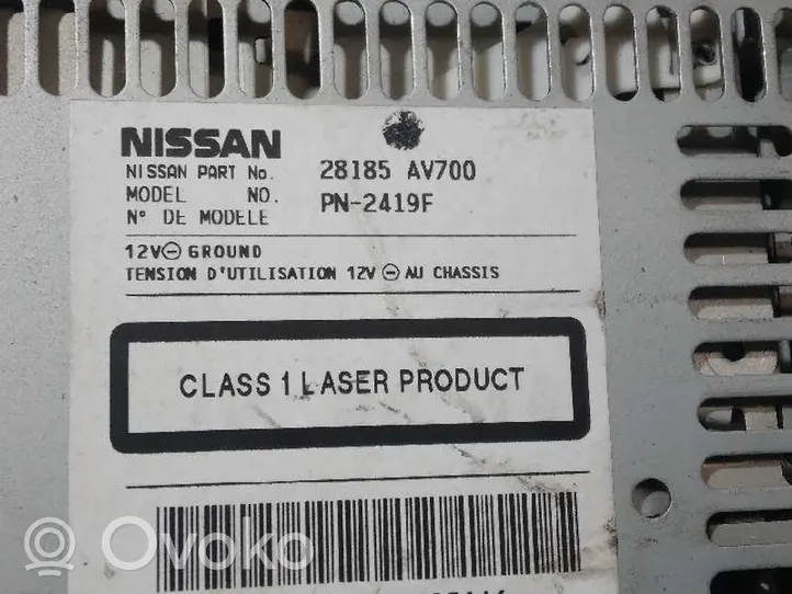 Nissan Primera Unité de contrôle son HiFi Audio 28185AV700