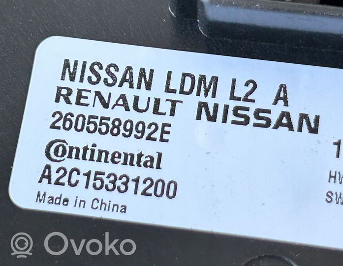 Nissan Juke II F16 Valomoduuli LCM 260558992E