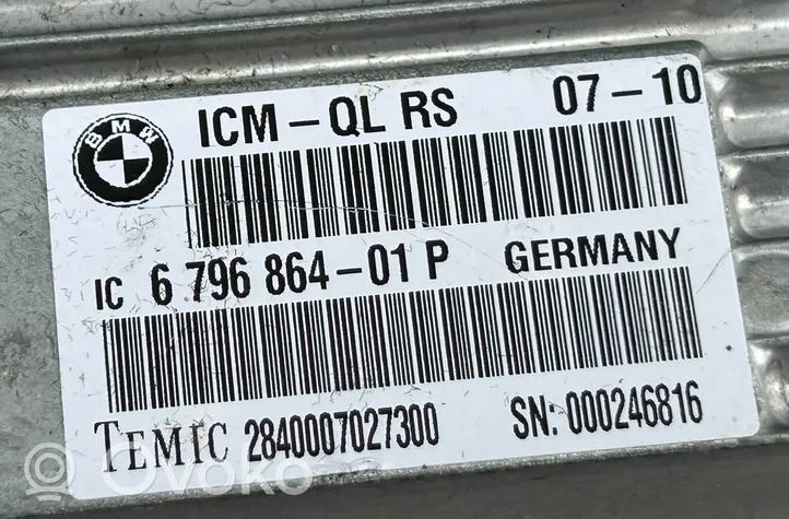 BMW 7 F01 F02 F03 F04 Sterownik / Moduł zawieszenia pneumatycznego 6796864