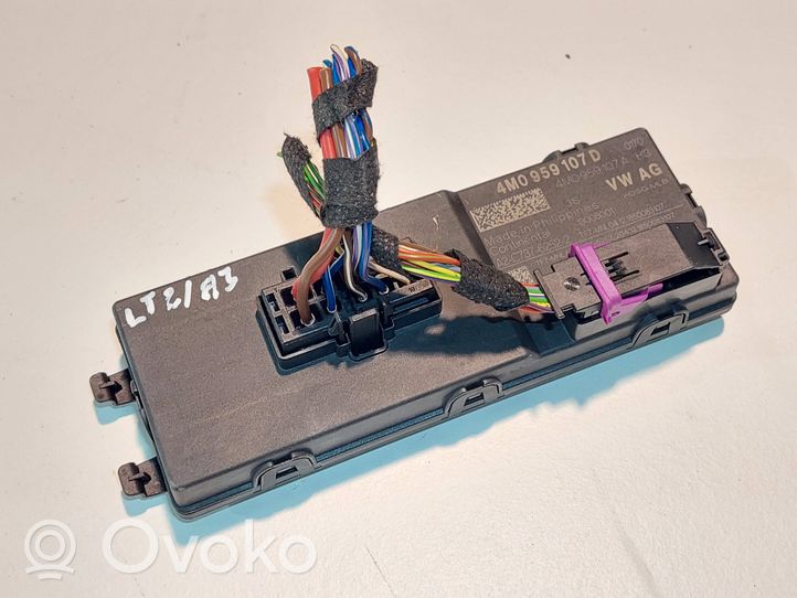 Audi A4 S4 B9 Sterownik / Moduł elektrycznej klapy tylnej / bagażnika 4M0959107D