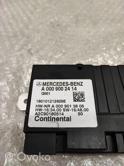 Mercedes-Benz C AMG W205 Fuel injection pump control unit/module A0009002414