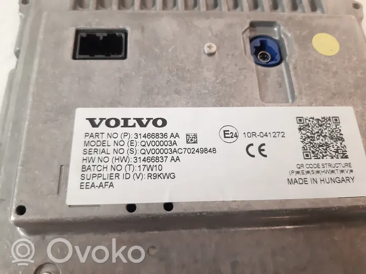 Volvo XC90 Monitor / wyświetlacz / ekran 31466836