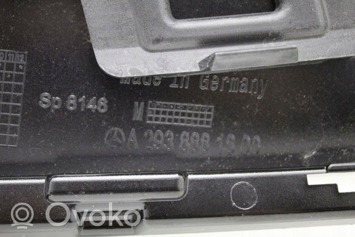 Mercedes-Benz EQC Etupuskurin ylempi jäähdytinsäleikkö 12332134