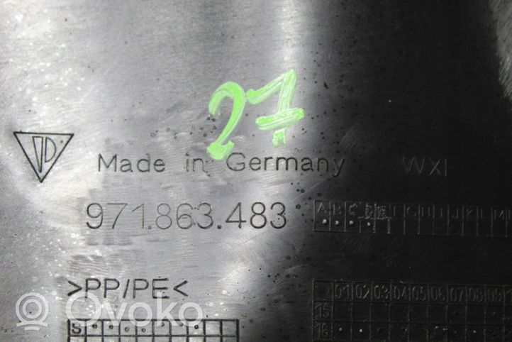Porsche Panamera (971) Copertura del rivestimento del sottoporta anteriore 971863483