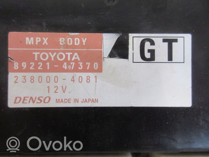 Toyota Prius (XW30) Modulo comfort/convenienza 8922147370