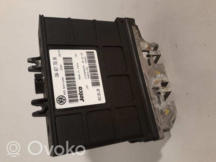 Volkswagen Bora Module de contrôle de boîte de vitesses ECU 09A927750BK