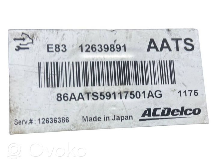 Opel Astra J Moottorin ohjainlaite/moduuli 12639891