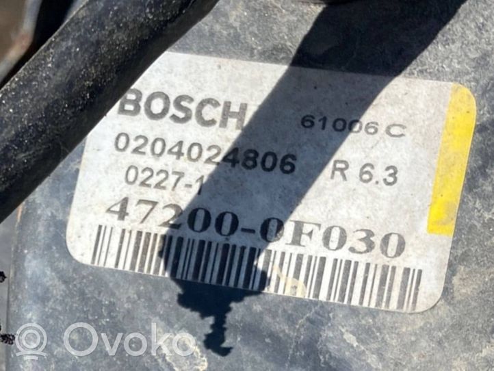 Toyota Corolla Verso E121 Stabdžių vakuumo pūslė 472000F030