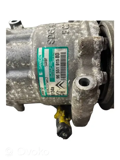 Citroen C2 Ilmastointilaitteen kompressorin pumppu (A/C) 9655191580