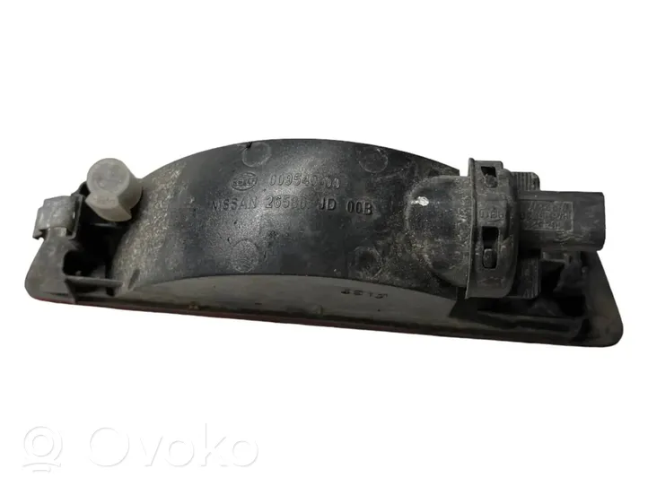 Nissan Qashqai Światło przeciwmgielne tylne 00954000