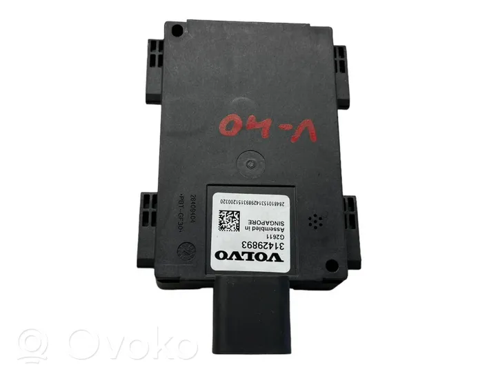 Volvo V40 Capteur radar d'angle mort 31429893