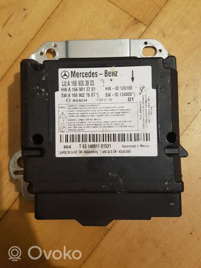 Mercedes-Benz GLS X166 Module de contrôle airbag A1669003803