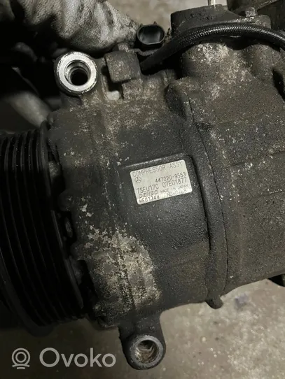 Mercedes-Benz Vito Viano W639 Ilmastointilaitteen kompressorin pumppu (A/C) 4472209553