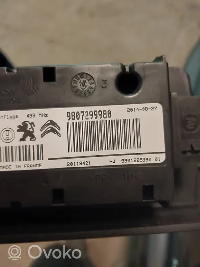 Peugeot 508 Tire pressure control unit 9807299980