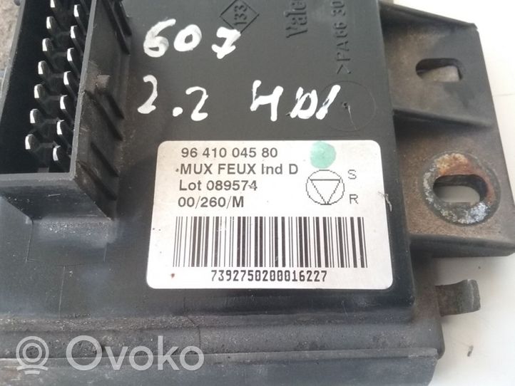 Peugeot 607 Sytytyksen vahvistimen ohjainlaite 9641004580