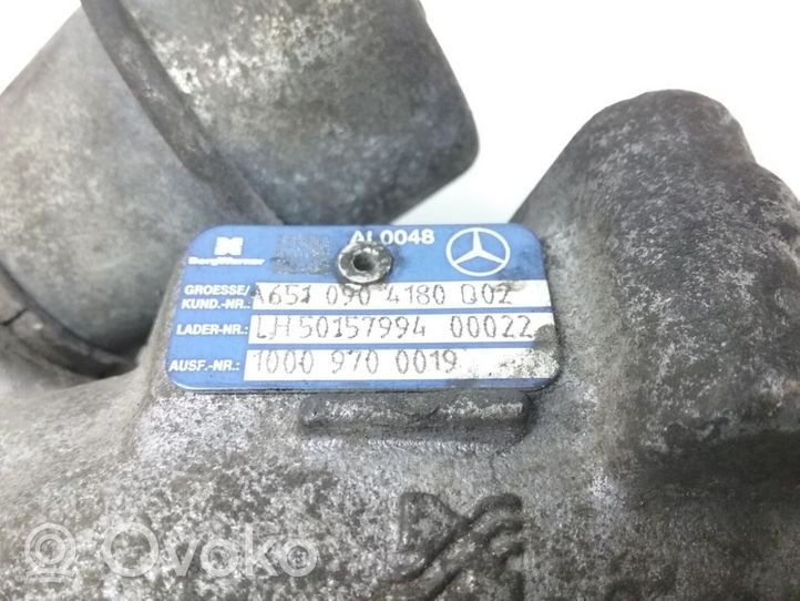 Mercedes-Benz E C207 W207 Tubo di aspirazione dell’aria turbo A6510904180002