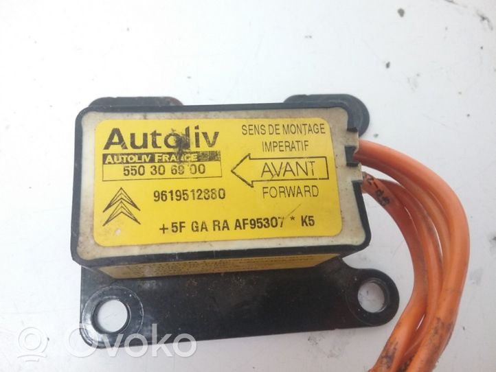 Citroen Xantia Sensore d’urto/d'impatto apertura airbag 9619512880