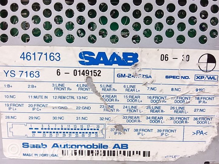 Saab 9-5 Amplificateur de son 4617163