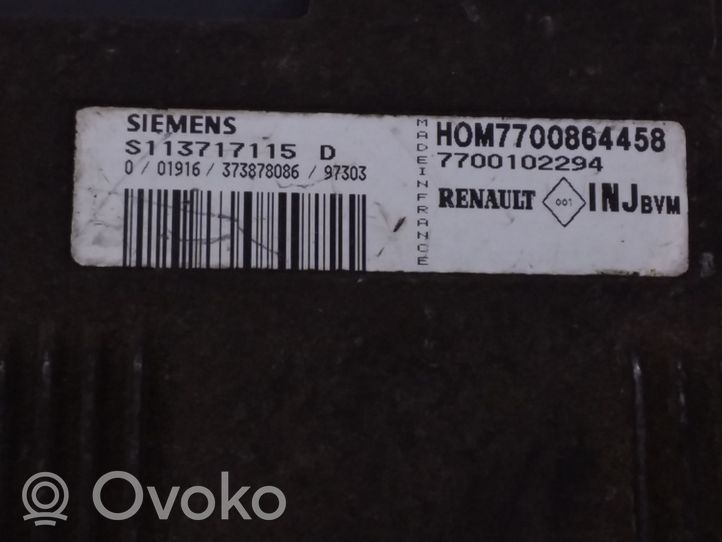 Renault Laguna I Sterownik / Moduł ECU 7700102294