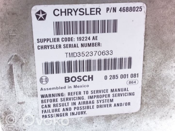 Chrysler Voyager Sterownik / Moduł Airbag 4688025