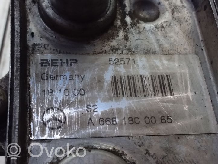 Mercedes-Benz A W168 Öljynsuodattimen kannake A6681800065