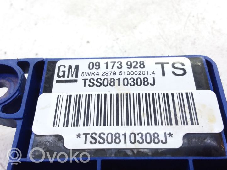 Opel Omega B1 Gaisa spilvenu trieciensensors 09173928