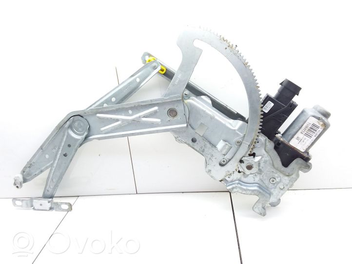 Opel Meriva A Front door window regulator with motor 93389551