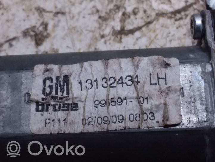 Opel Zafira B Priekinio el. Lango pakėlimo mechanizmo komplektas 13132434