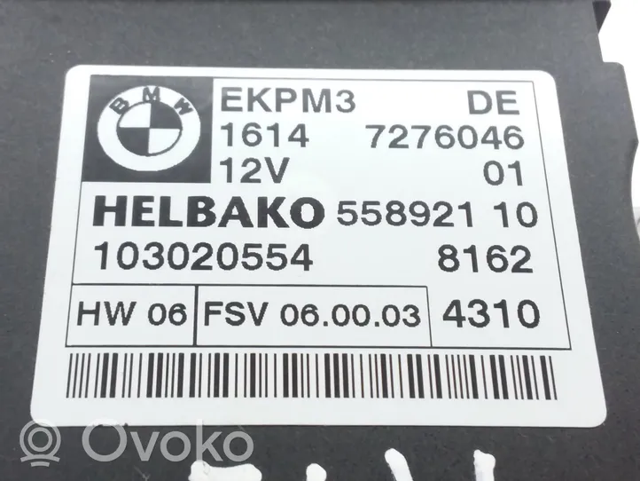 BMW X1 E84 Degalų (kuro) siurblio valdymo blokas 16147276046